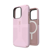 Speck iPhone 15 Case - Built for MagSafe, Drop Protection Lilac/Carnation Petal