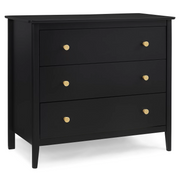 Delta Children W162030-1482 Casey 3 Drawer Dresser, Ebony/Natural