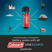 Coleman OneSource Rechargeable Lithium-Ion Battery, Pack of 1 - Tough & Durable