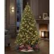 Holiday Time 7.5 Pre-Lit Denali Fir Green Artificial Christmas Tree w/500 Warm White LED Lights & Stand
