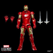 Hasbro Marvel Legends Series Iron Man Mark III Action Figure, 6-Inch Scale, Red, G2055