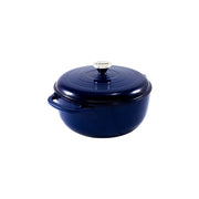 Lodge 6-Qt. Enameled Cast-Iron Dutch Oven - Indigo