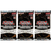 Konami YuGiOh 25th Anniversary Dueling Heroes LOT of 3 Booster MEGA Packs (18 Cards Per Pack)