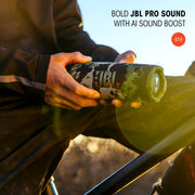 JBL Flip 7 Portable Waterproof Bluetooth Speaker, Bold JBL Pro Sound with AI Sound Boost, 16 Hours Playtime, Auracast Multi-Speaker Connection, PushLock System, Squad Color