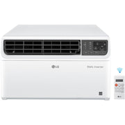 LG LW2422IVSM 23,500 BTU 1,440 Sq. ft. Dual Inverter Smart Window Air Conditioner, White