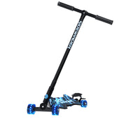MELO MK18LW101 Sidewinder Kids Carving Scooter with 70mm LED Wheels, Ages 5+, Blue