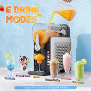 Xingsheng 1.6L Slushie Machine with Rapid Freezing QuickChill Technology, Touchscreen Control, 6 Preset Modes, 54oz Capacity, FDM001
