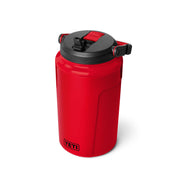 YETI Silo Half-Gallon Sports Water Bottle with PermaFrost Insulation, Leakproof MagSlider Straw Cap, Ergonomic Handle, Rescue Red, 21071504438