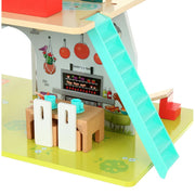 Hape E3411 Rock and Slide Children's Playhouse with 8 Colorful Rooms and 9 Sound Effects