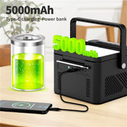 Jazmm Portable CD Player Boombox Combo, 7-in-1 Playback, Bluetooth 5.1 Speakers, Remote Control, FM Radio, 5000mAh Rechargeable Battery