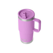 Yeti Rambler 20 Oz Travel Mug with Leakproof Quick-Flip Straw Lid, Stainless Steel, Vacuum Insulated, Cup Holder Friendly, Desert Bloom, 21071507205