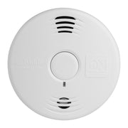 Kidde Voice Smoke Detector with Photoelectric Sensor, 10-Year Sealed Lithium Battery, 85-Decibel Alarm with Voice Alerts, White, P3010B