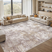 Uermei 10x14 Large Washable Rug Modern Abstract Soft Non-Slip Indoor Area Rug