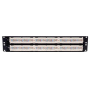 Tripp Lite 48-Port 2U Rackmount Cat6 110 Patch Panel 568B, RJ45 Ethernet(N252-048)