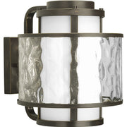 Progress Lighting P5851-20 Bay Court Collection 1-Light Wall Lantern, Antique Bronze