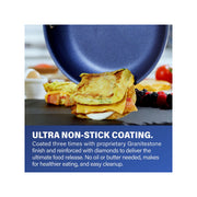 Granite Stone Diamond 7522 Cookware Set Granite Stone, 15 Piece Bakeware, Blue