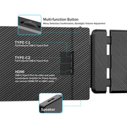 Portable Monitor Innovation 14in FHD 1080P IPS Laptop Screen Extender, Dual Screen Monitor with USB-C HDMI USB-A for 13-17in Laptops, S1