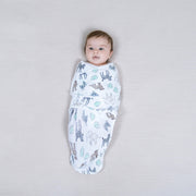 aden & anais Essentials Wrap Swaddles, Cotton, Toile Jungle, Multicolor, Unisex, Newborn, 0-3 M, 2-Pack