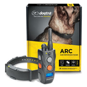 Dogtra ARC Electronic Dog Collar, Ergonomic Slim Waterproof Receiver, Rechargeable, 3/4-Mile Range, 127-Level Precise Control, Expandable to Two Dogs, 5000342