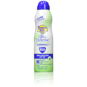 Banana Boat Ultra Defense Clear Sunscreen Spray, SPF 100, Hydrating with Aloe Vera and Vitamins C & E, Water Resistant 80 Minutes, 6 oz