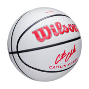Wilson Caitlin Clark Aspire UV Basketball, Size 6, 28.5 in, Cool Grey Purple