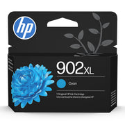 HP 902XL Cyan Original Ink Cartridge, High Yield, Vibrant Color, Compatible with OfficeJet Pro 6968 6975 6978, T6M02AN#RFD