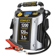 Stanley J5C09D Portable Car Jump Starter with 120 PSI Digital Air Compressor, 1200 Peak Amp
