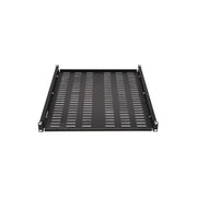 Tripp Lite Adjustable Deep Steel Rack Shelf, 1U Vented, 250 lb Capacity, Black Powder Coat, SRSHELF4PHDVENT