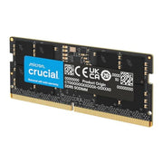 Crucial 64GB DDR5 5600MHz CL46 SODIMM Laptop Memory Kit, 2x32GB, Black, CT2K32G56C46S5