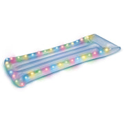 Bluescape BS-PL104-999 LED Pool Raft Inflatable Color-Changing LED Light-Up Pool Float