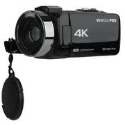 Vivitar DVR4K-BLK 4K HD Digital Video Camera with WiFi, Built in Night Vision