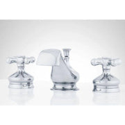 Shannon Widespread Bathroom Faucet - Cross Handles - Chrome