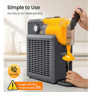 INOVIVA S1.0 Slushie Machine No Ice Needed 72 oz Frozen Drink Maker for Home with Self-Cleaning 5 Preset Programs Frozen