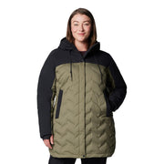 Columbia Mountain Croo III Mid Down Jacket for Ladies - Stone Green/Black - L