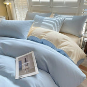 VBXOAE All-Season 4-Piece Bedding Set, Light Blue