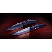 Kershaw 7100BW Launch 1 Auto Folding Knife 3.4in Drop Point Blackwash Blade