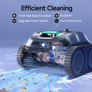 Wybot C1 Cordless Robotic Pool Cleaner for Inground Pools/Above Ground Pool 4-in-1 Wall & Waterline Cleaning