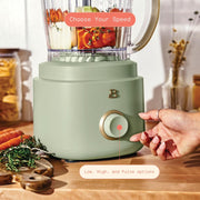 Beautiful 19675 10-Cup Food Processor with 500-Watt Motor, Extra-Wide 3-Inch Feed Tube, Sage Green