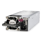 HPE 500W Flex Slot Platinum Power Supply Kit, 80 Plus Platinum, Hot Plug, Low Halogen, Silver, 865408-B21