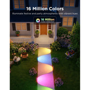 Govee H3501 Outdoor Pathway Lights 2 Lite, Smart RGBW LED, IP67 Waterproof, 8-Pack, App Control