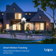 TP-Link C520WS Tapo 2K QHD + Color Night Vision Outdoor Pan/Tilt Wi-Fi Security Camera