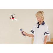 Voyage Aeronautics Micro RC Helicopter Pocket Flyer, Gesture Control, LED Searchlight, Red