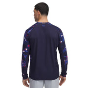 Under Armour 81519921 Fish Pro Freedom AOP Long-Sleeve Shirt for Men, Midnight Navy, 3XL
