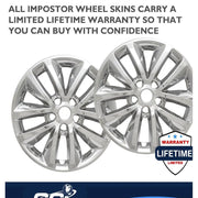 Coast to Coast Wheel Cover Compatible with select: 2016-2018 KIA Dolorto EX, 2019 KIA Dolorto EX/EX SPORT