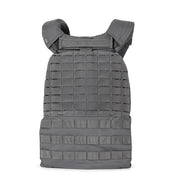 5.11 Tactical TacTec Plate Carrier, Lightweight Durable 500D Nylon, Adjustable Fit S-XL, Quick-Release Cable System, Laser-Cut MOLLE Platform, Storm Color