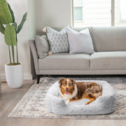 Best Friends by Sheri Lux Lounge Orthopedic Memory Foam Dog Bed, Rectangular, Gray, Large 36 x 27 in, 70760