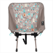 Ozark Trail Kid Backpacking Camping Chair, Forest Pattern, Lightweight Foldable with Carry Bag