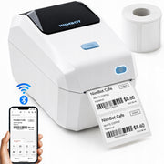 NIIMBOT Thermal Label Printer, Bluetooth, 3.15 Inch Wide Printing, Black, Compact Design, Lp-100