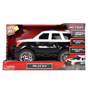Sunny Days Entertainment Maxx Action Large Rescue Police SUV Motorized Toy Vehicle with LED Lights and Sounds, Multicolor, 11.75 in, 320174