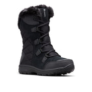 Columbia Ice Maiden II Women's Waterproof Insulated Winter Boots, Black Columbia Grey, Size 7, 1554171